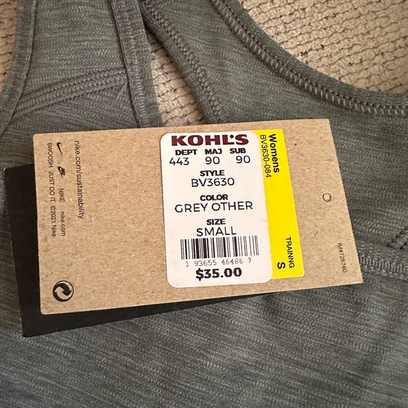 NWT NIKE Swoosh Bra Style BV3630 - Picture 4 of 4